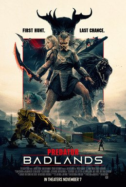 Theatrical poster for Predator: Badlands
