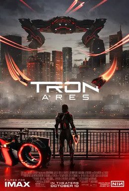Theatrical poster for TRON: Ares